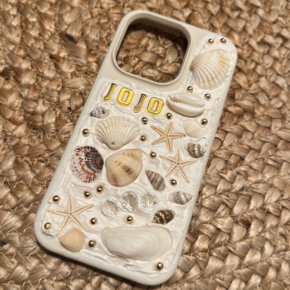 Custom made seashell phone case